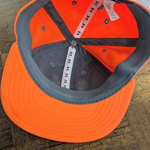 Under Armour Fitted Hat - Bright Orange - Kids Size Small - Picture 5 of 6